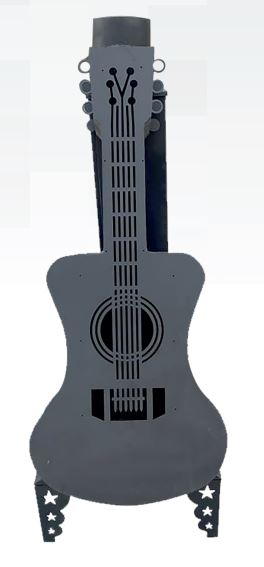 MS-G001 MANUEL GİTAR TİPİ PELET SOBA